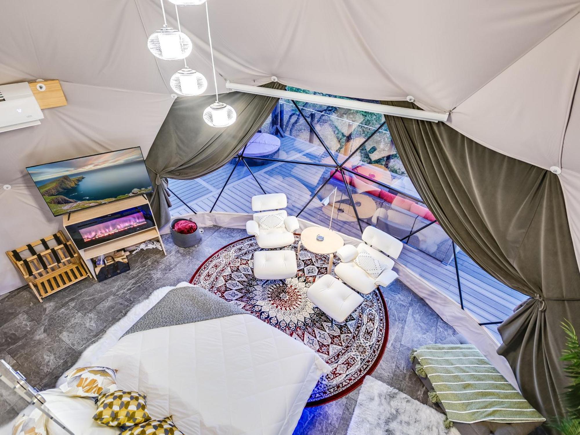 Udoscape Eco-Glamping Resorts Lago Vista Exteriör bild